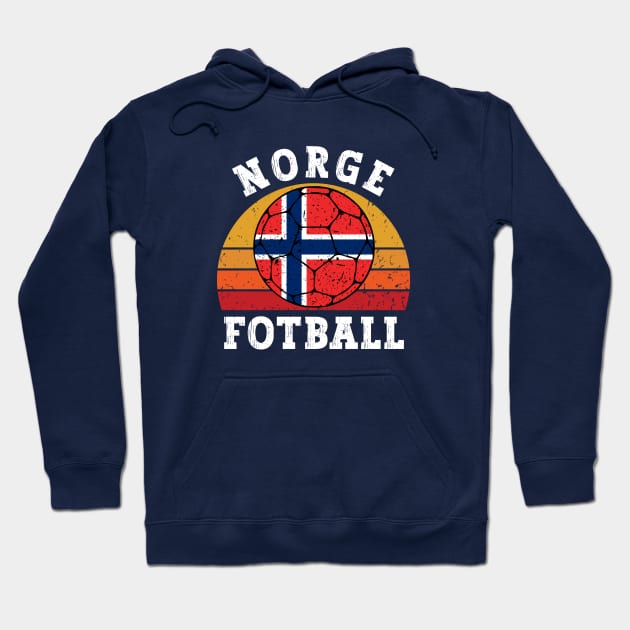 Norge Fotball Hoodie by footballomatic